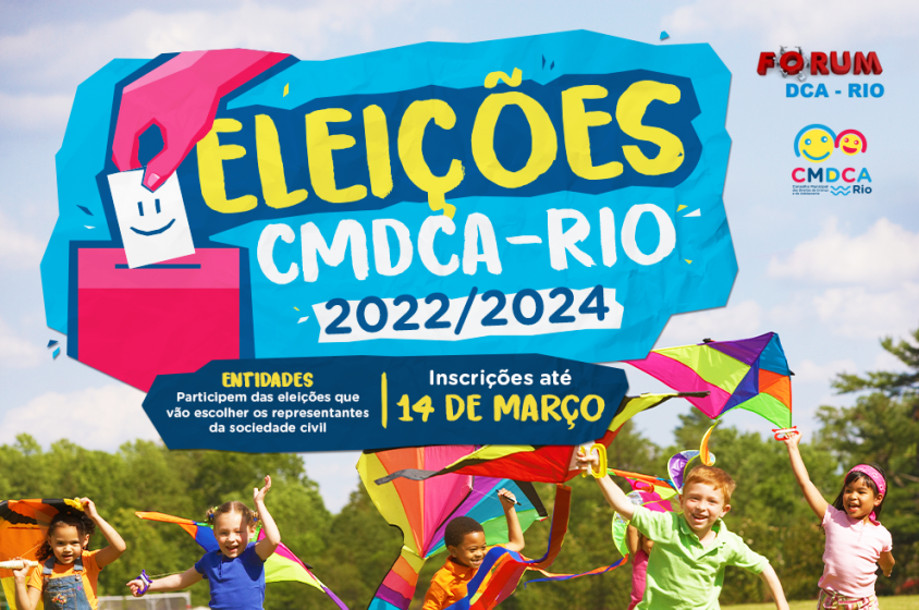 CMDCA-Rio convida entidades a participem das eleições dos novos representantes da sociedade civil