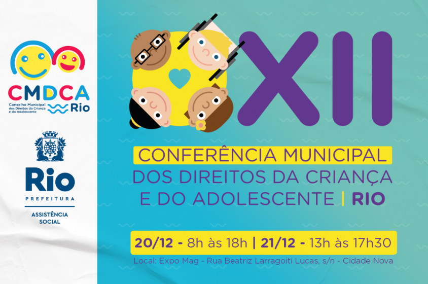 CMDCA-Rio abre inscriÃ§Ãµes para interessados em participar da 12Âª ConferÃªncia 